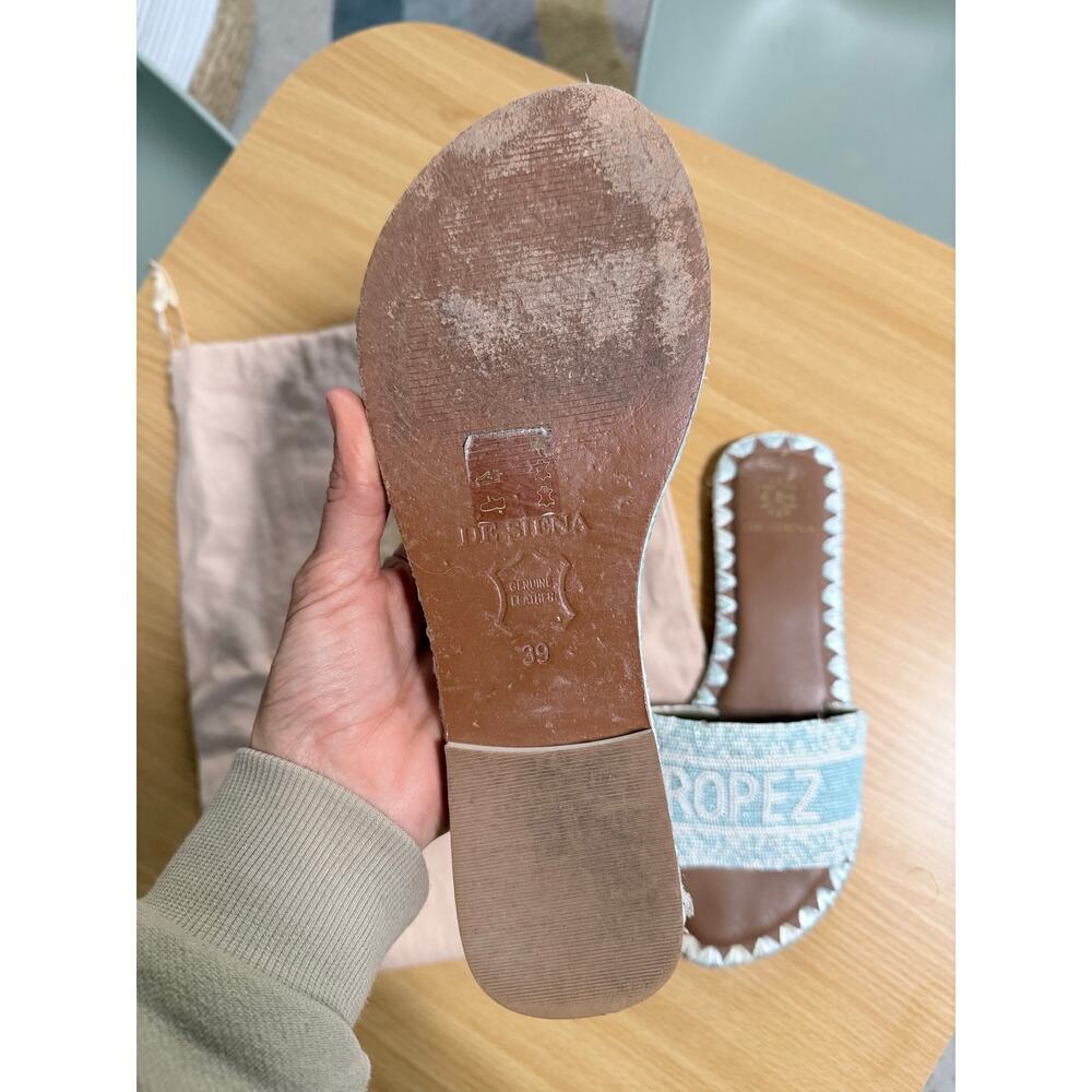De Siena Saint Tropez Sandals Size 39 - Picture 3 of 4